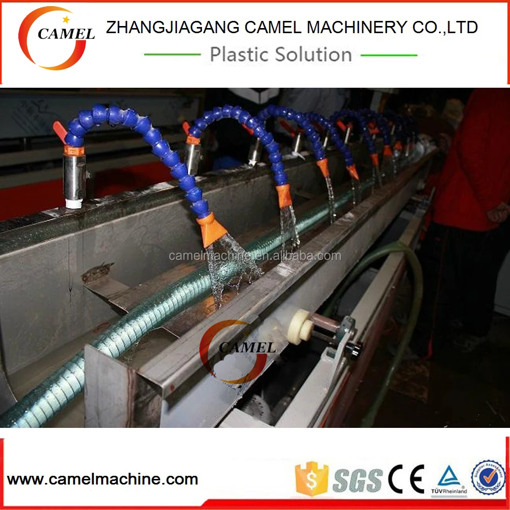 ПВХ Спираль Стальной Проволоки Армированный Шланг Линия По Производству пвх спиральный шланг экструзионная линия