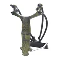 1pk G4 Slingshot Wrist Catapult Bow Camouflage Outdoor Sports Hunting Powerful Hunter with Arrow Rest