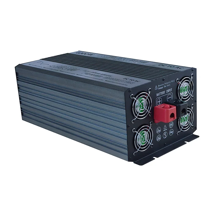 Best Car 4000W Inverter DC 24V AC 220V 60Hz Pure Sine Wave Power Inverter with Fuse Built In
