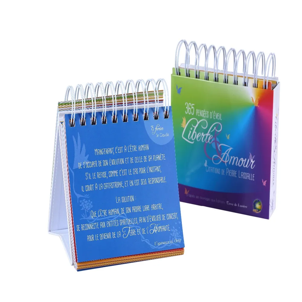 Monthly Wall Calendars Custom Full Colors 365 Days Desk Calender Table Printing Calendar