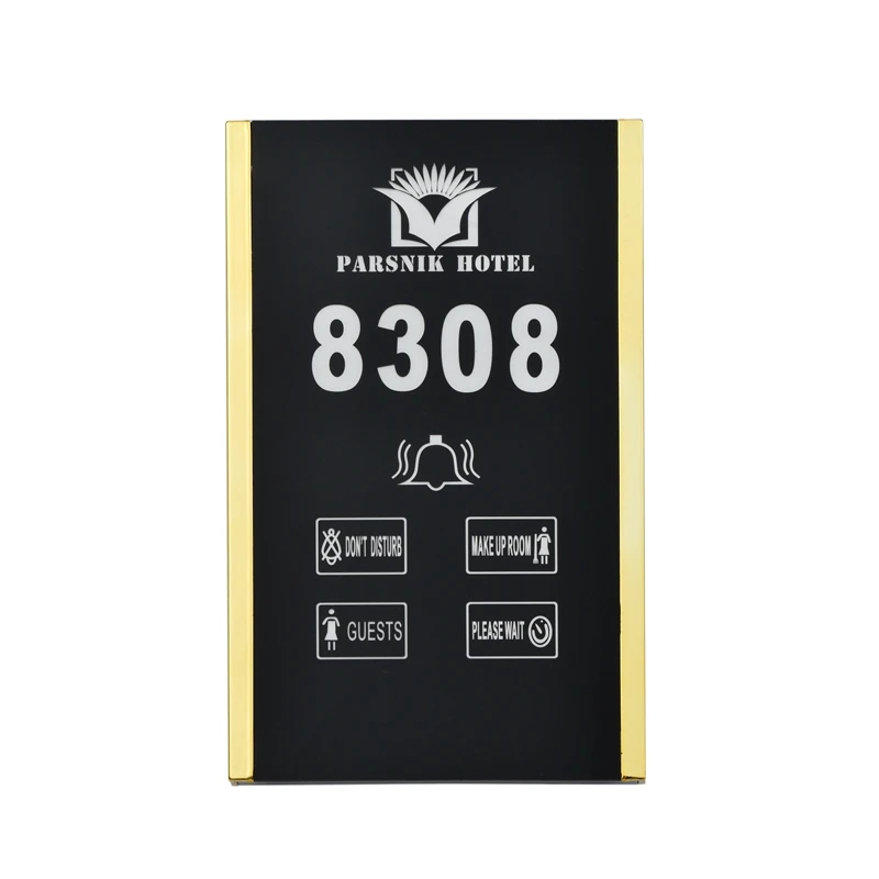
Five-in-One Electronic LED Hotel Guest Room Number Doorplate Display 