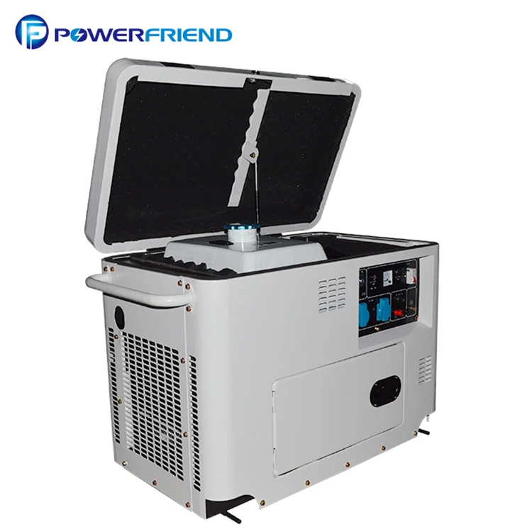 Super silent 5 kw wholesale portable diesel generator with wheels 6500