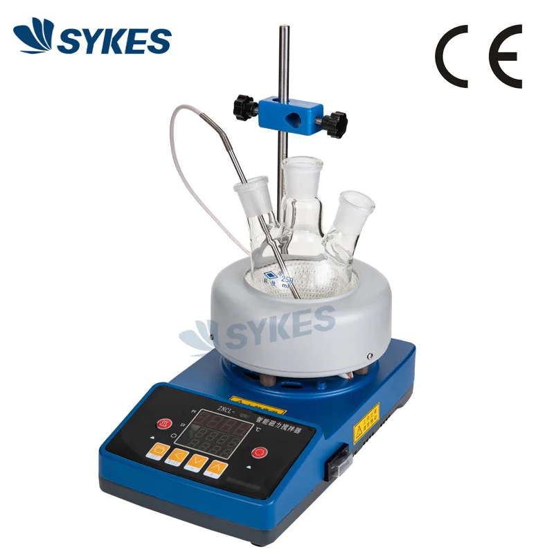 Европейским сертификатом соответствия, 50 ~ 5000 мл лаборатории интеллигентая (ый) ЖК-дисплей цифровой помешивающая электрическая нагревательная хламида ZNCL-TS серии