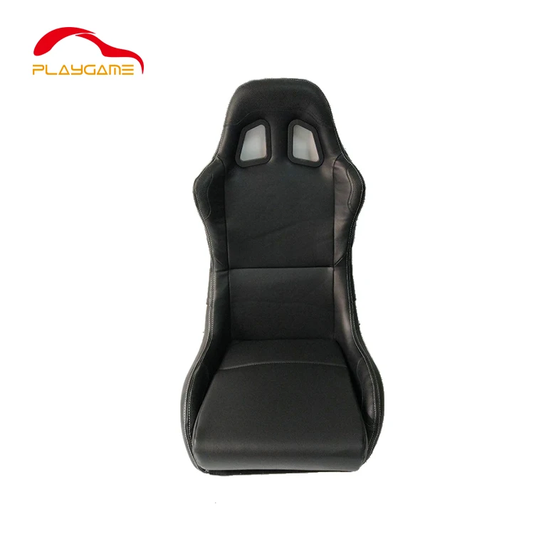 Fast production and shipping Cloth Black Fabric racing seat with slider or rail Bucket Seat Sports racing seat