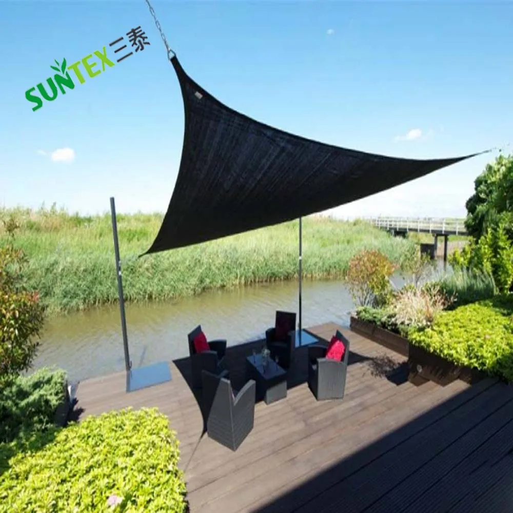 Water repellent patio sun shade fabric,customize straight edge waterproof sun shade sail,Uvblocker Pool PE material shade sail