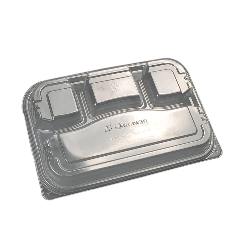 Wholesale Plastic Packaging Containers Plastic Serving Tray Black Stackable Trays For Food