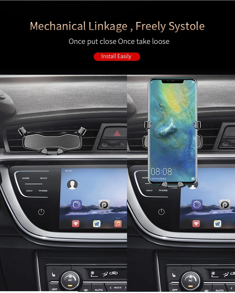 air vent phone holder aromatic phone holder for car gravity phone holder