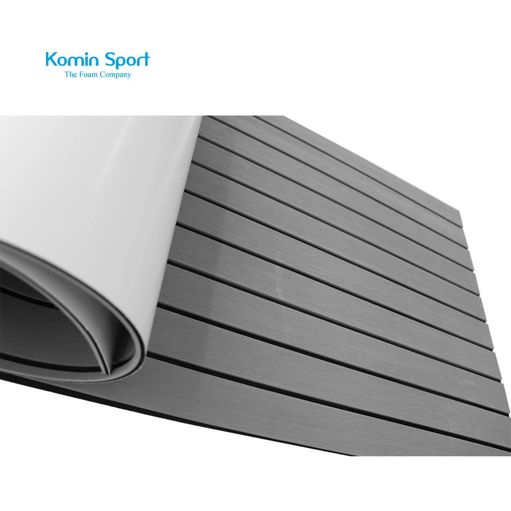 Komin Sport Hot Sale 6mm Anti-UV Light Grey EVA Marine Flooring