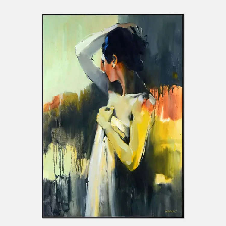 Home goods art famous modern abstract watercolor paintings giclee printers sale