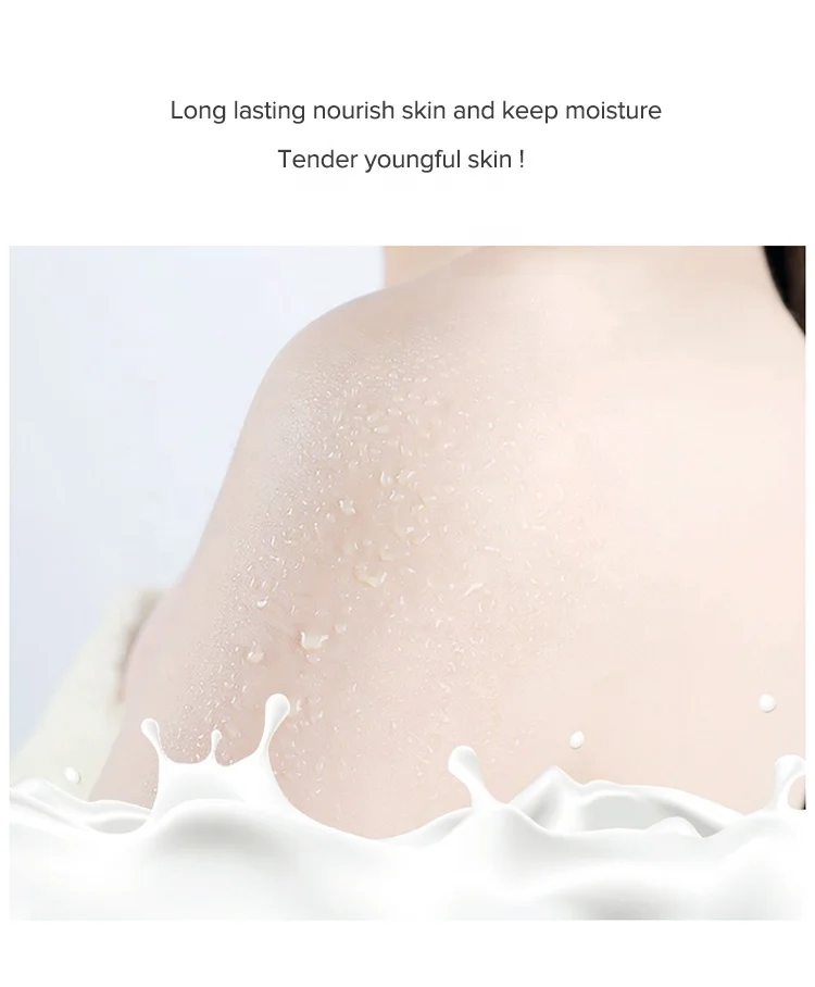 OEM anti dry dull skin aloe vera and goat milk moisturizing baby skin body cream for women