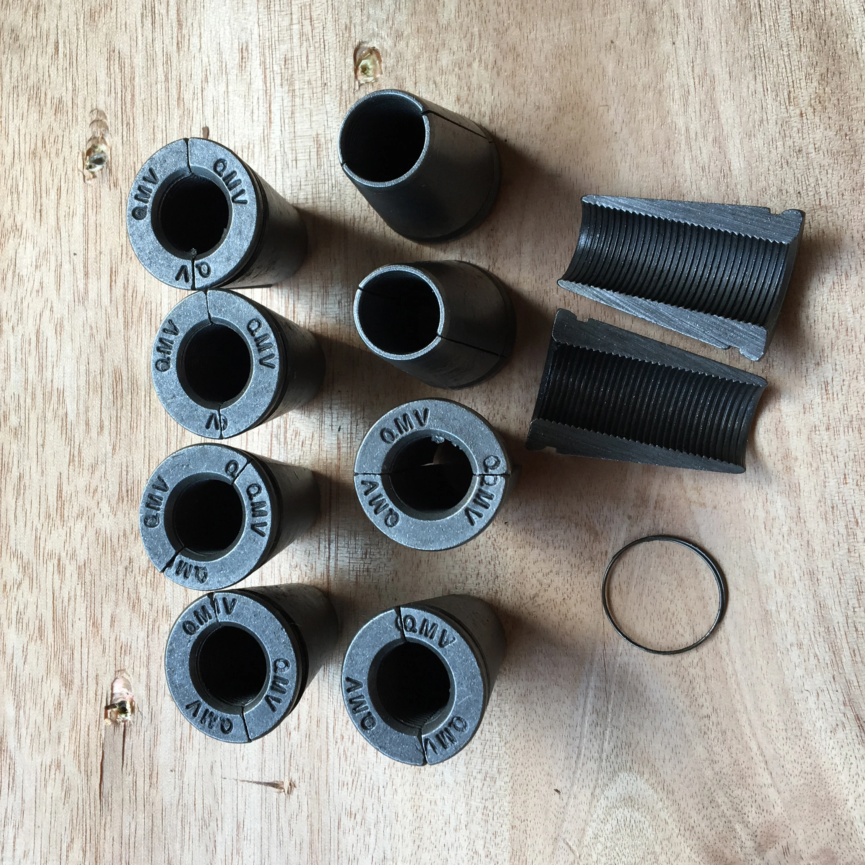 China manufacturer prestressing wedges grips with 12.7mm 15.24mm 17.8mm 21.6mm pc strand steel wire pt bars for sale