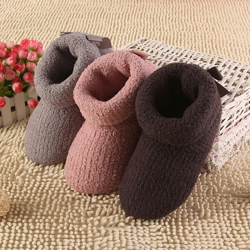 2018 New Style Women Slippers Warm Home Shoes Indoor Floor Socks Home Slippers