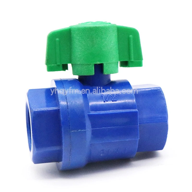 China supplier factory yuhuan chumen Water supply plastic ball valve