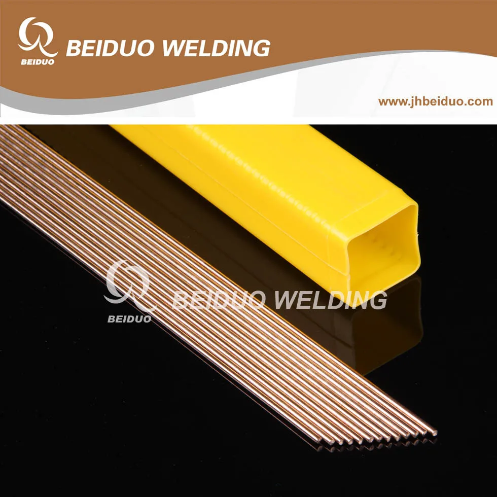 Flux coated Copper-Zinc Brazing rod Brass welding rods SW221 L-CuZn40 CZ6