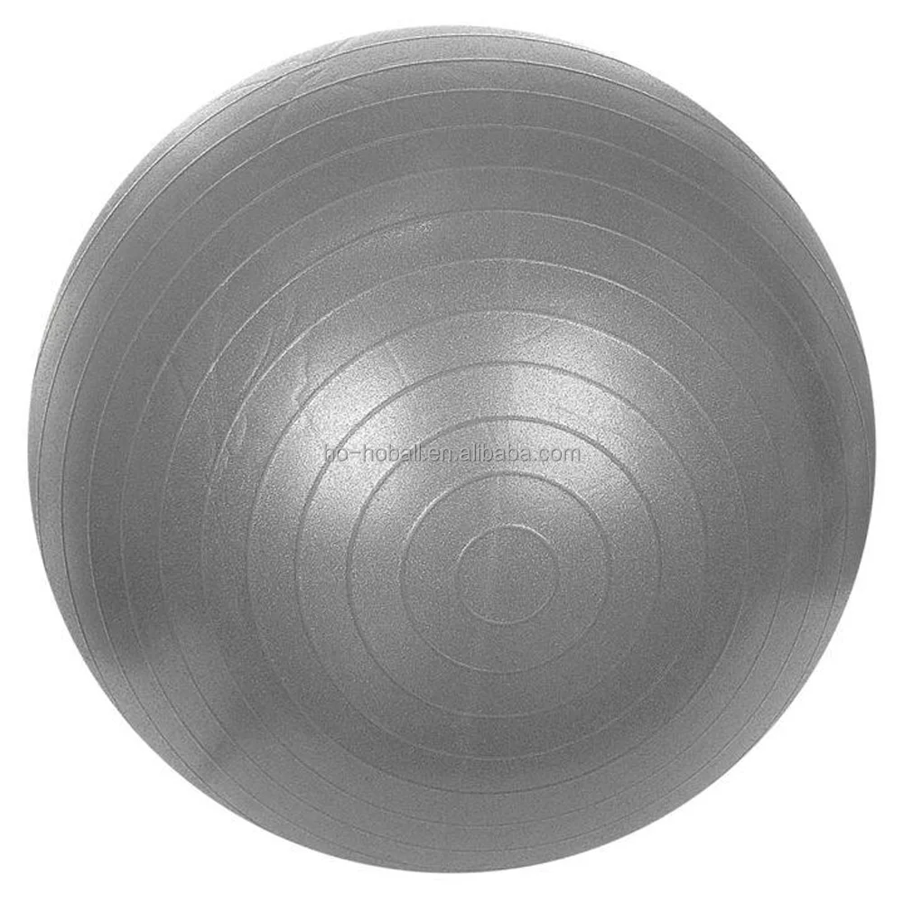 Anti-burst and slip resistant exercise ball with stability base