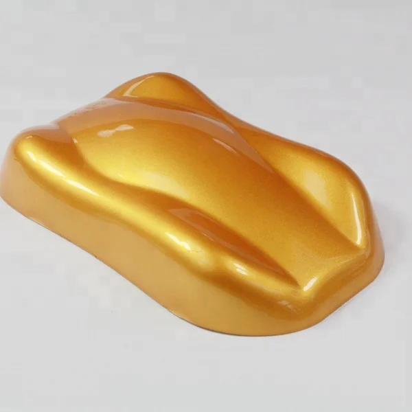 Crystal gold color pearl pigment Synthetic Mica for paint