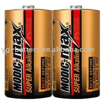 SUPER ALKALINE BATTERY D  LR20 AM1 Dry Batteries High Quality