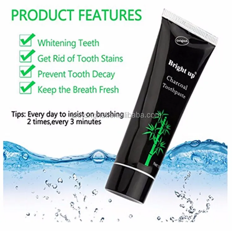 Competitive production costs teeth whitening activated charcoal toothpaste for household dispenser