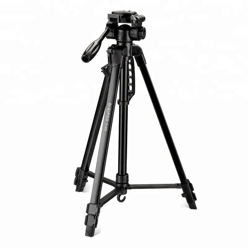 
DIGIPOD TR452 Popular Cheap Price 1350MM Height Basic 1/4 Camera Phone Tripod Light Weight Video Tripod 
