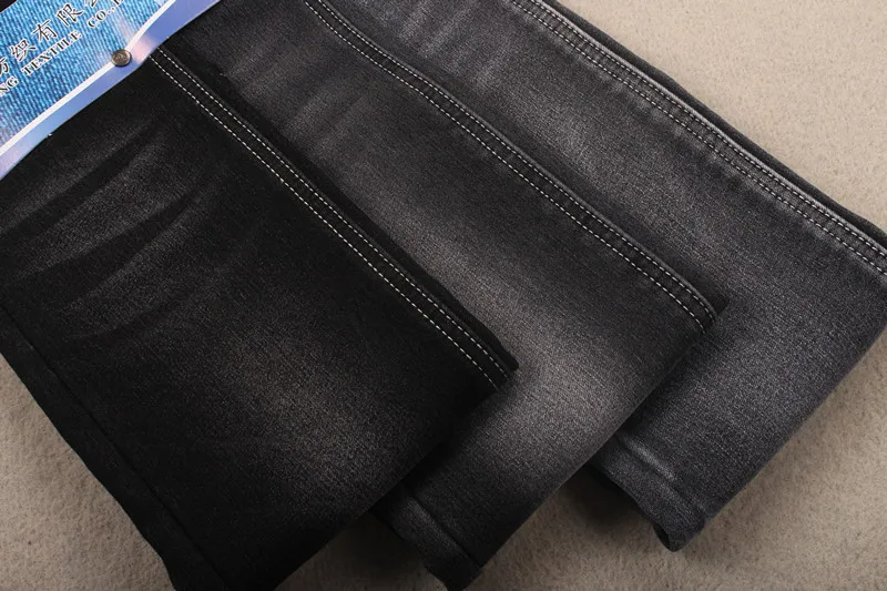 Тяжелая джинсовая ткань русский зимний композитный полиэстер спандекс джинсовая ткань