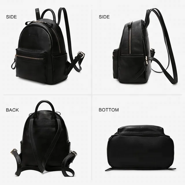 2021 new stylish modern leather backpack
