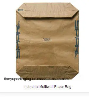 Wall Putty Packaging Valve Bags with Pe Liners Paper Sacks Industry Agriculture Kraft Paper Bags 20kg 25kg Cement Paper Sacks