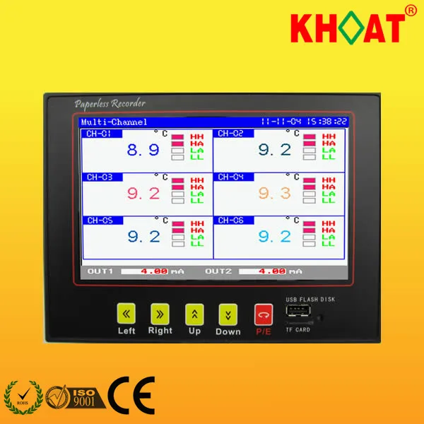 Kh800g супер- тонкая истинный цвет температура безбумаёной рекордер
