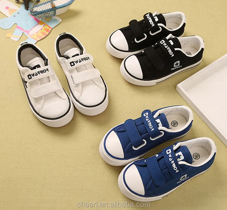 
western trendy leisure high quality cheap children canvas shoe thick rubber sole kid canvas shoes for kids 2017 