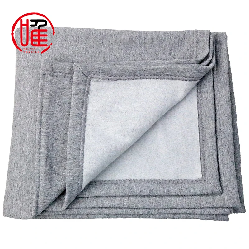 Rolled Up Travel Outdoor Airline Sports Blanket Stadium Blanket Sweatshirt Throw Blanket