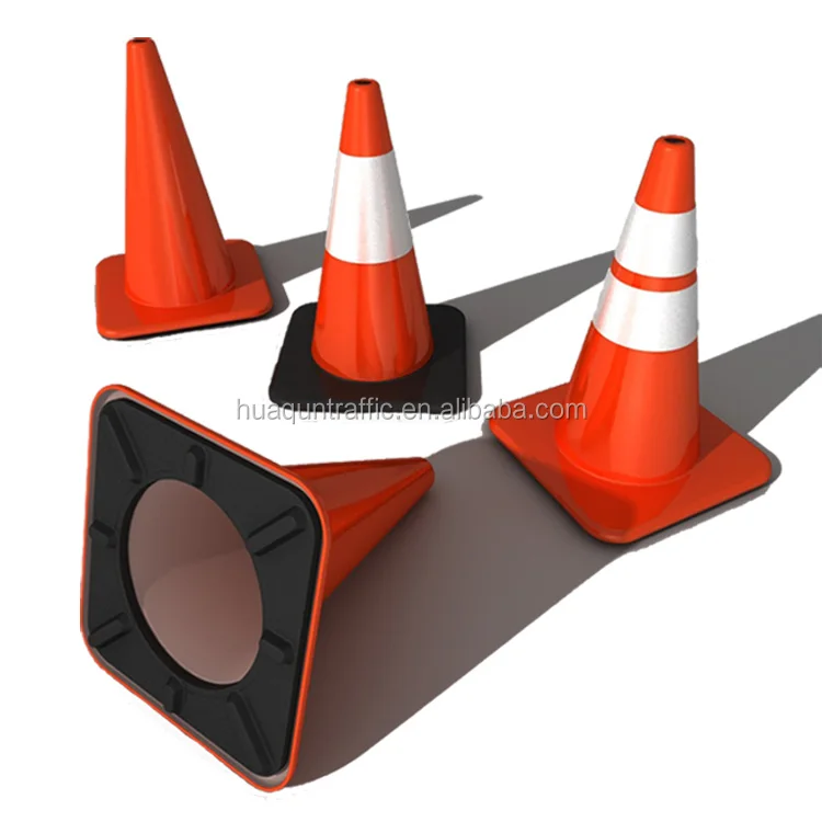 
High Impact Strength 70cm Reflective Security Traffic Cone 