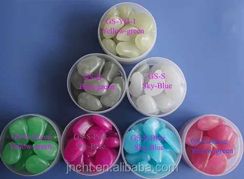 
glow in the dark garden pebble stone 