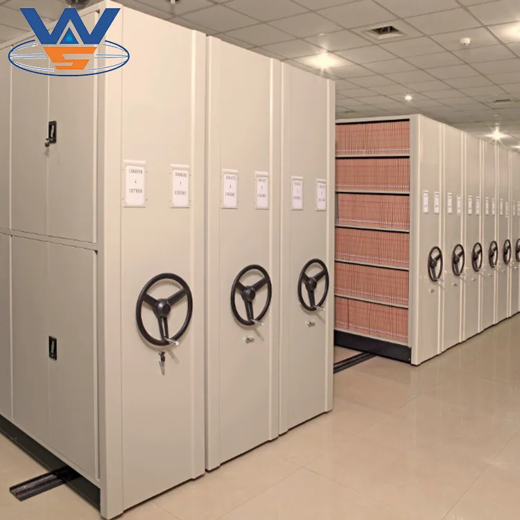 Metal File Cabinet Dividers Mobile Steel Movable Archives Storage Rack Shelving mobile file rack