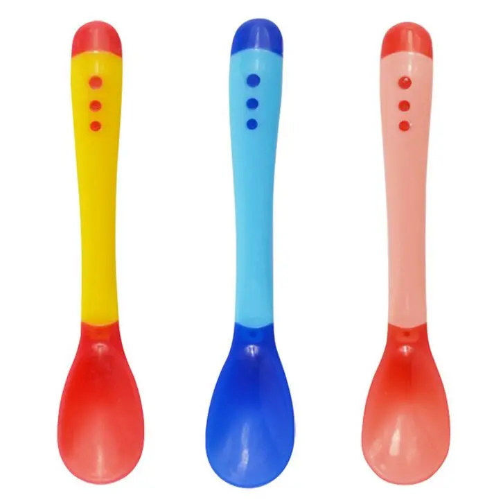 
Wholesale Custom Temperature Sensing Baby Spoon Changing Spoon 