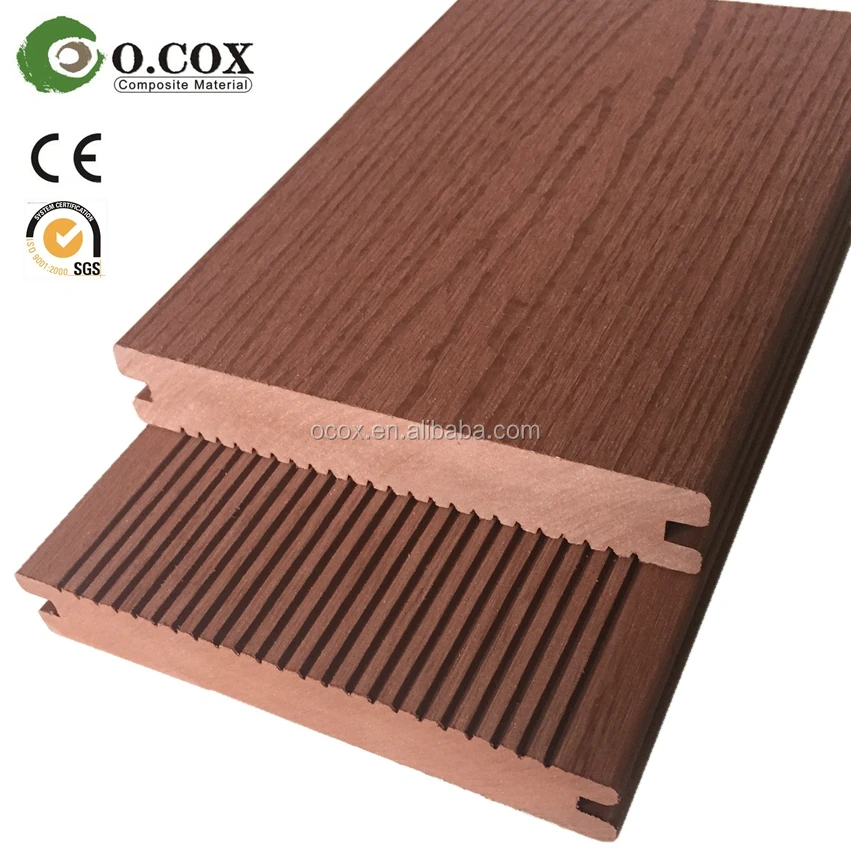 Narrow grooves Outdoor WPC floor wood plastic composite decking