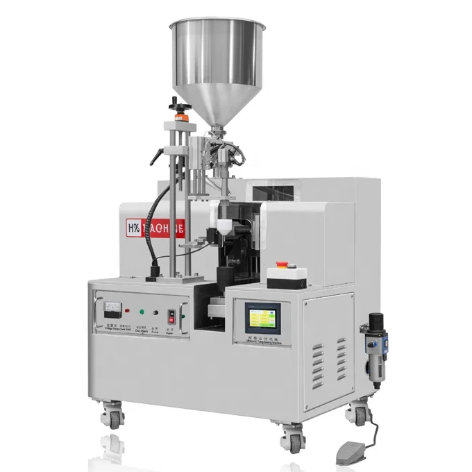 Маленькая машина для наполнения зубной пасты, ручная машина для наполнения труб, маленькая машина для наполнения труб