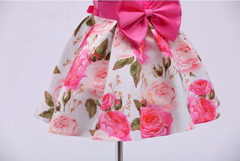 Popular Summer Girls Dress Beautiful Flower Dresses Clothes