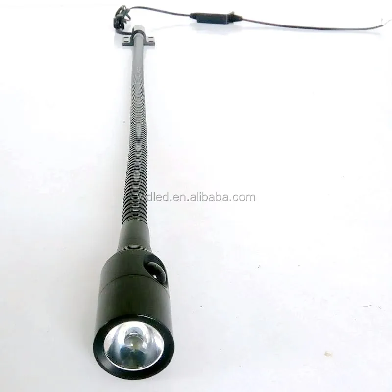 Map Light Chart Light Gooseneck 12 volt fixture white Color 3 Watt LED for Car, Truck, Boat, RV and Aircraft applications