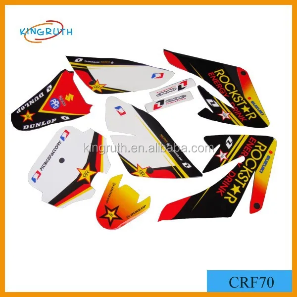 Высококачественные наклейки для мотоциклов CRF70