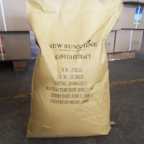 Экстракт морских водорослей, порошковый экстракт морских водорослей, удобрение, органический экстракт морских водорослей