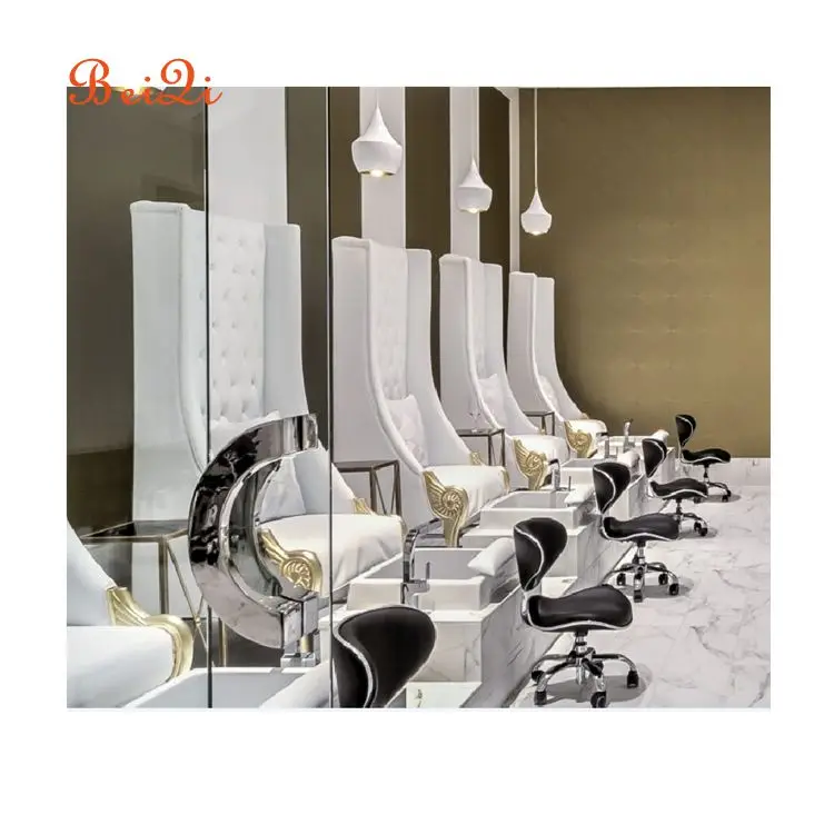 King and queen elegant foot spa salon pink hello kitty manicure pedicure chair for sale