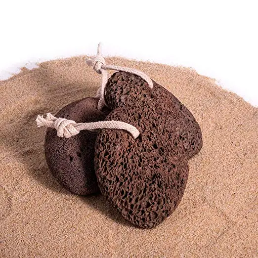 Natural Pumice Stone Set for Calluses and Skin Care | Porous, Exfoliating Lava Stones for Healthy, Clean Skin | Pack of 3 Stones
