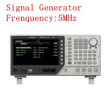 
Hantek HDG2002B Signal Generator 5Mhz 2 Channels DDS Function Arbitrary Waveform USB Benchtop LCD Digital-Function-Generator 