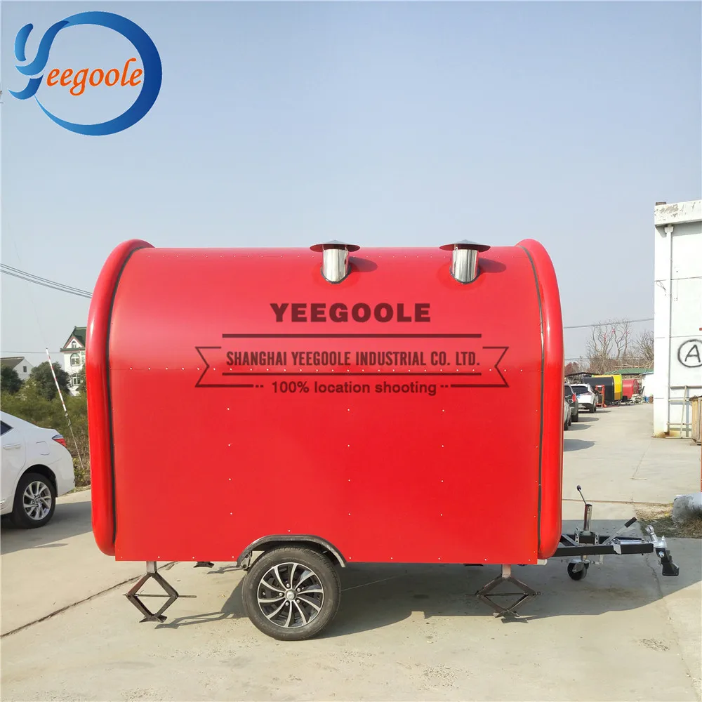 Mobile food trailer/caravan trailer for sale/food concession trailer for sale CE