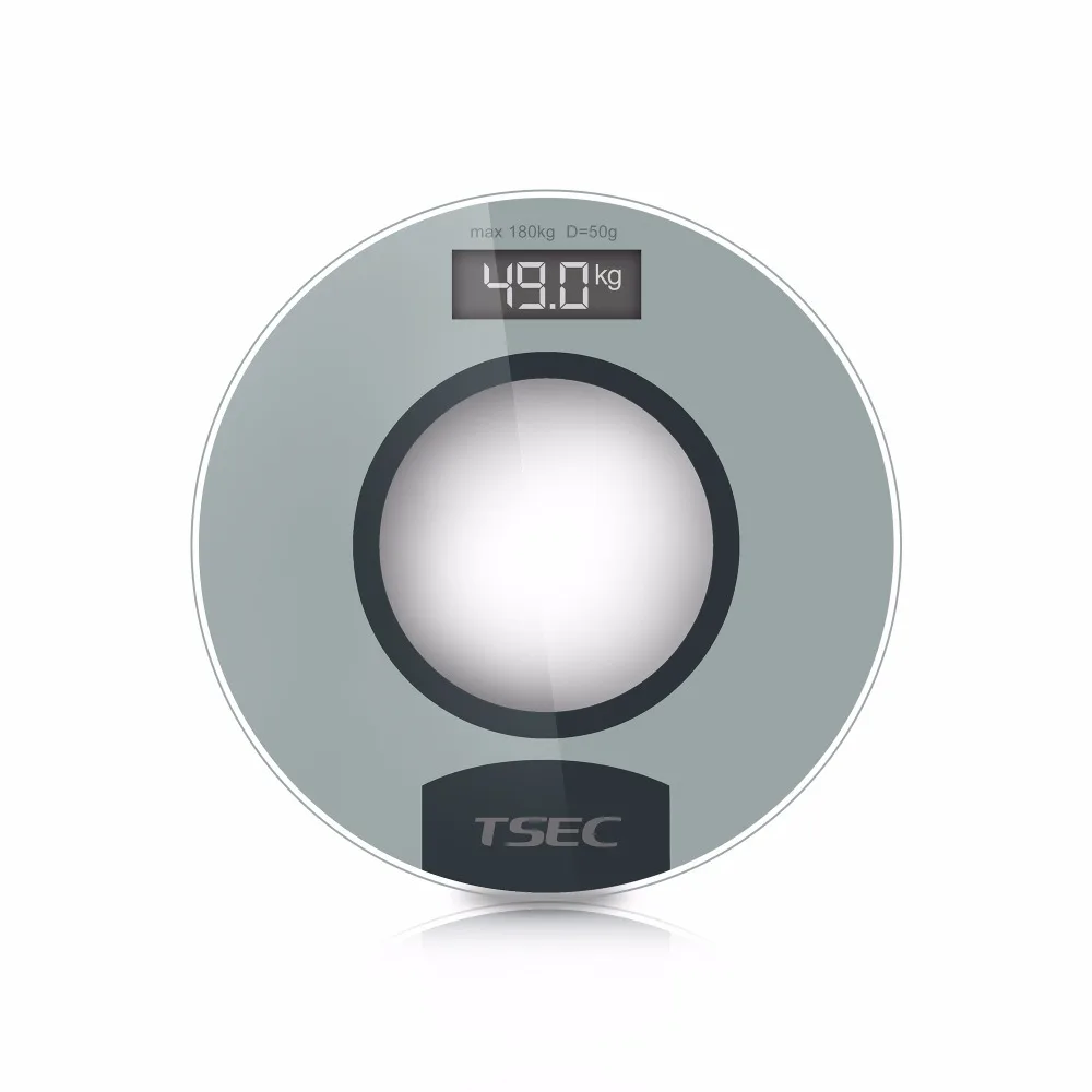 
2021 Excellent Circular Digital Bathroom Scale for Electronic Gift Scale with LCD Display 
