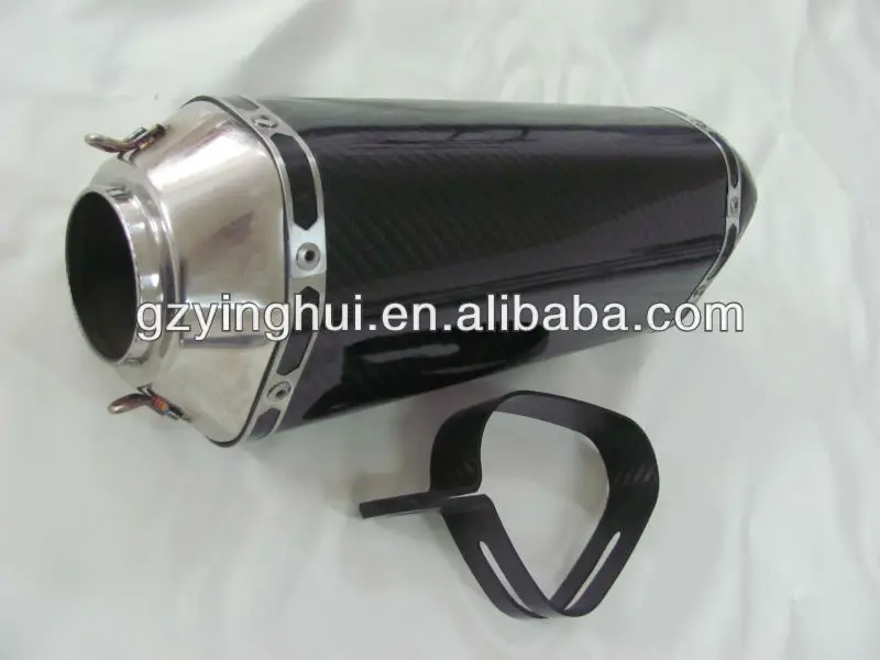 universal motorcyle carbon fibre muffler silencer