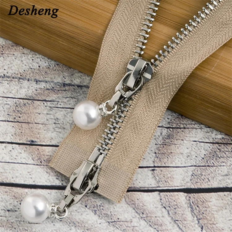 High Quality Handbag Accessories Two Way Metal Zipper No.3 and 5 With Slider Puller For Bag Garment Luggage Suitcase