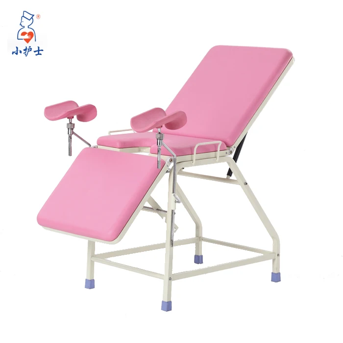 B-43 Hospital manual obstetric bed gynaecology examination table Medical birthing bed