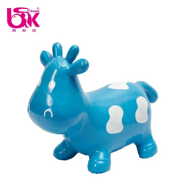 
Colorful Child Non-toxic Inflatable Jumping Riding Horse Animal Toy 