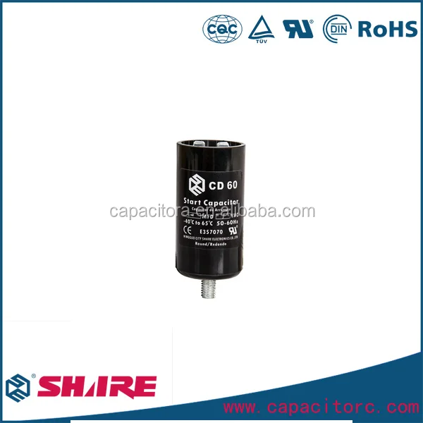 220VAC CD60 Motor Start Electrolytic Capacitors