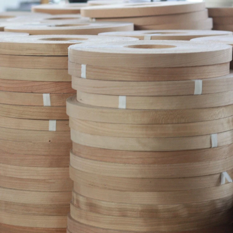 Natural 0.45mm 1mm 1.2mm 2mm Veneer Tape and Edge Banding Veneer